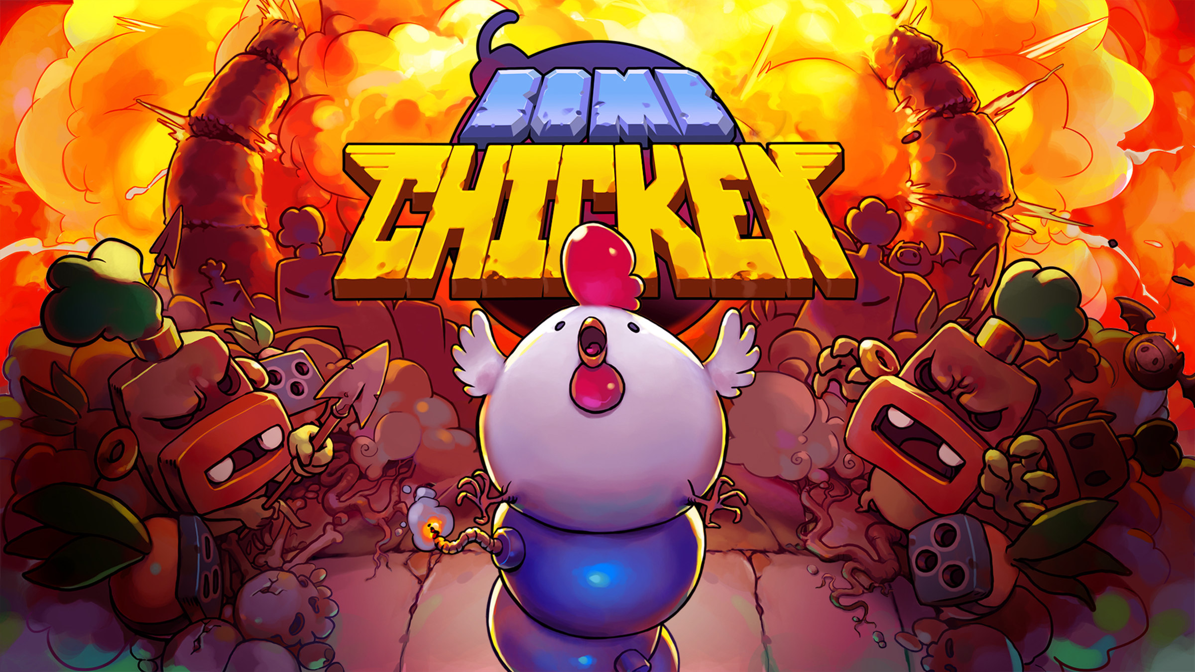 安卓手机游戏《炸弹鸡BombChickenV36》[完整版]Steam移植-仄言资源社