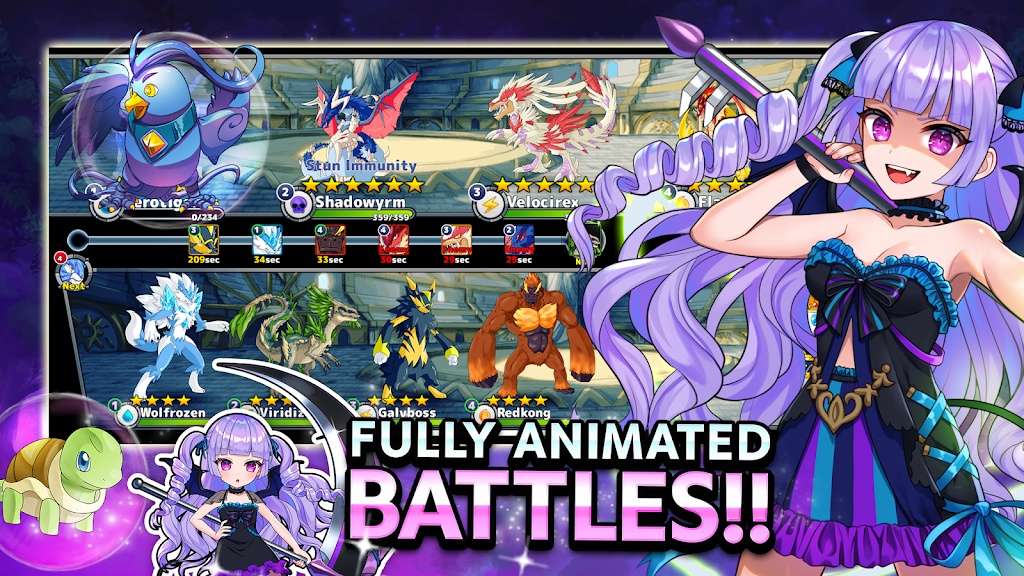 图片[3]-安卓手机游戏更新！《梦幻怪兽v2.56.2》[完整版]捕捉进化美少女和怪兽的开放世界RPG大作！-仄言资源社