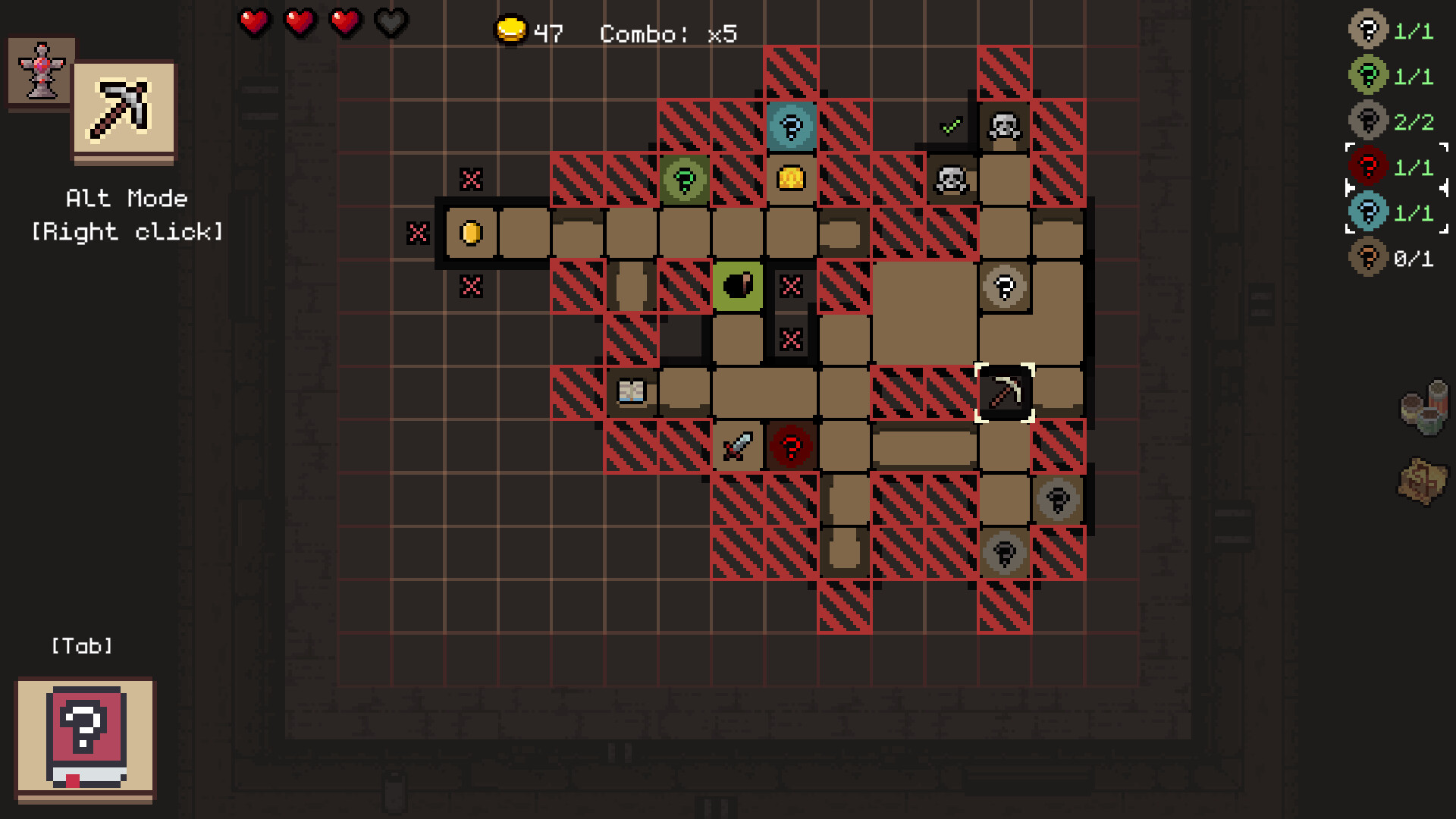 图片[2]-安卓手机游戏《地牢潜行者v.3.1.4》[完整版]Steam移植地下城肉鸽➕回合➕解密的类扫雷玩法！-仄言资源社