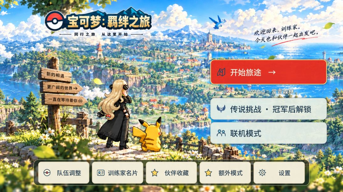 安卓手机游戏《宝可梦羁绊之旅v1.0.5》能即时对战的宝可梦神作支持联机！-仄言资源社
